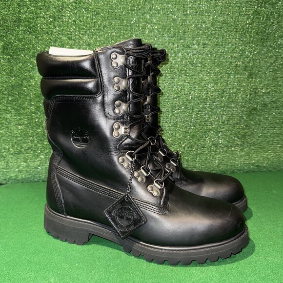 Timberland Black 40 Below Super Boot Horween Leather Boot 8” 8
